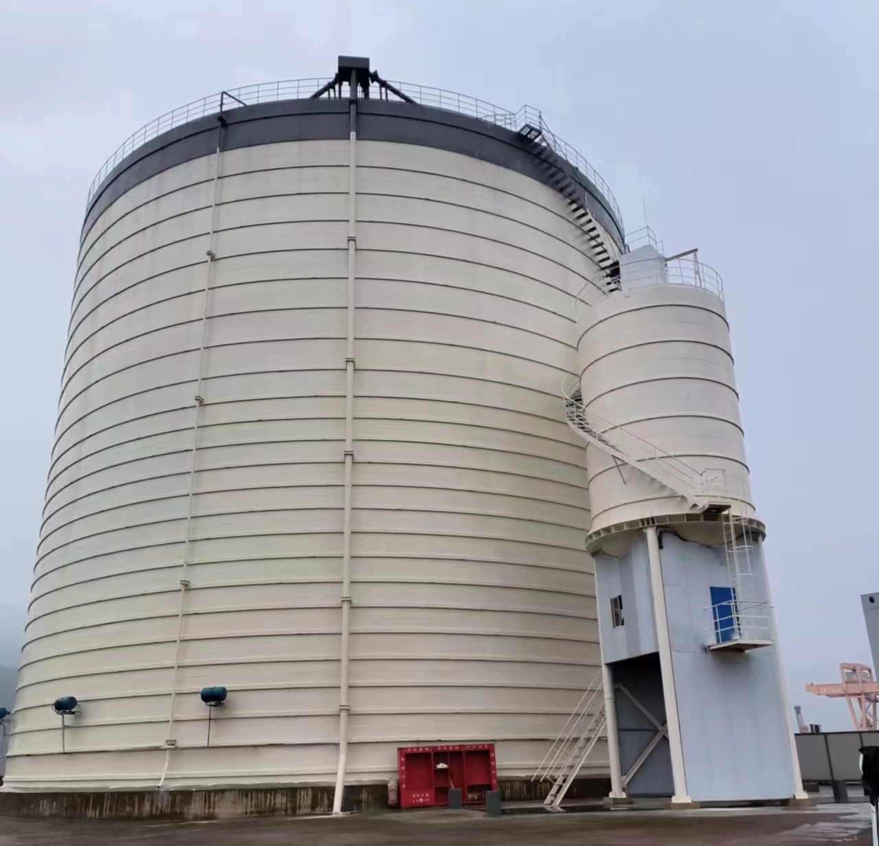 平远10万吨水泥钢板库