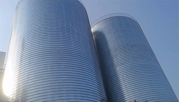 平远2座混凝土高架卷板仓